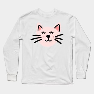 Cute cat pattern Long Sleeve T-Shirt